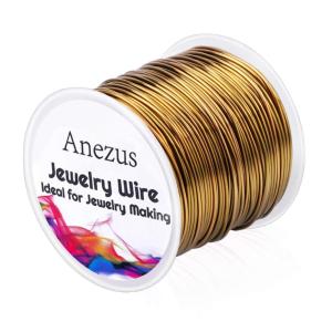 image18 Gauge Jewelry Wire for Jewelry Making Anezus Craft Wire Tarnish Resistant Copper Beading Wire for Jewelry Making Supplies and Crafting 18 Gauge BlackAntique Bronze