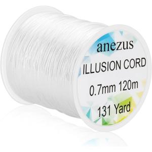 imageAnezus Fishing Wire for Hanging Clear Fishing Line Invisible String Strong Monofilament Line for Hanging Decorations and Crafts07mm  60lb