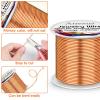 imageAnezus 16 Gauge Jewelry Wire 11 Yards Craft Wire Tarnish Resistant Copper Wire for Jewelry Making Wire Wrapping and CraftingSilverCopper