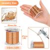 imageAnezus 16 Gauge Jewelry Wire 11 Yards Craft Wire Tarnish Resistant Copper Wire for Jewelry Making Wire Wrapping and CraftingSilverCopper