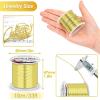 imageAnezus 16 Gauge Jewelry Wire 11 Yards Craft Wire Tarnish Resistant Copper Wire for Jewelry Making Wire Wrapping and CraftingSilverGold