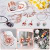 imageAnezus 16 Gauge Jewelry Wire 11 Yards Craft Wire Tarnish Resistant Copper Wire for Jewelry Making Wire Wrapping and CraftingSilverRose Gold