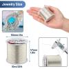 imageAnezus 16 Gauge Jewelry Wire 11 Yards Craft Wire Tarnish Resistant Copper Wire for Jewelry Making Wire Wrapping and CraftingSilverSilver