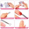 imageAnezus 300pcs Gel Nail Polish Remover Glitter Soak Off Foil Nail Wraps with Cotton Pad for Gel Removal