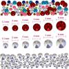 imageAnezus 3620Pcs Nail Art Rhinestones Gems Accessories for Nails Design Decoration