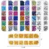 imageAnezus 6800Pcs Nail Art Rhinestones Nail Stone Gems Design Kit with Pickup Tools for Nail Art Supplies Accessories